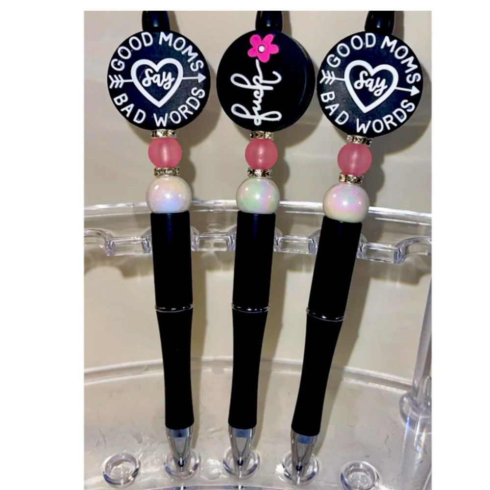 Hand made Beaded pens great for anyone who likes pens
